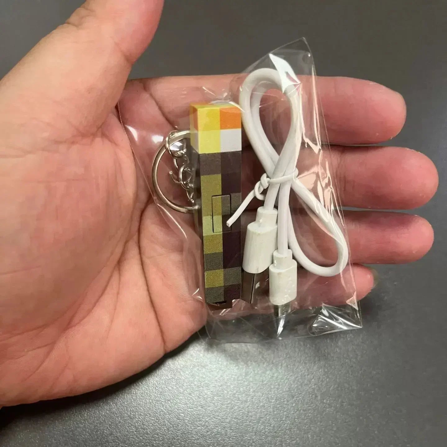 Світлодіодний брелок Minecraft з USB